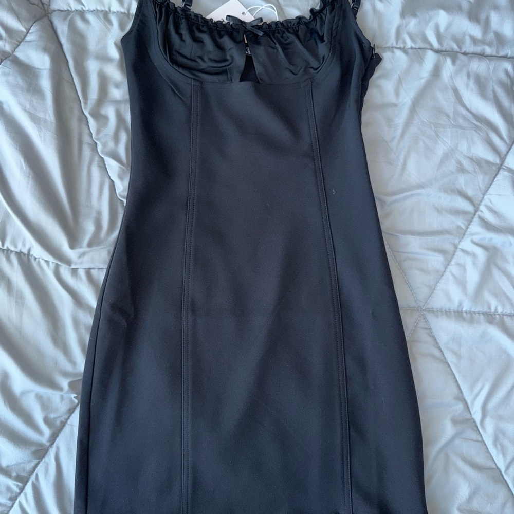Tiger Mist Black Mini Dress